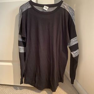Black & Grey PINK Victoria’s Secret Long Sleeve XS